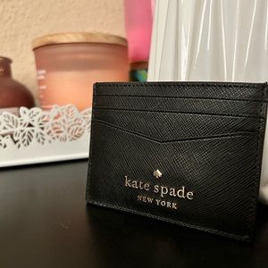 Kate Spade Staci Wallet All Black Brand New w/Tags
